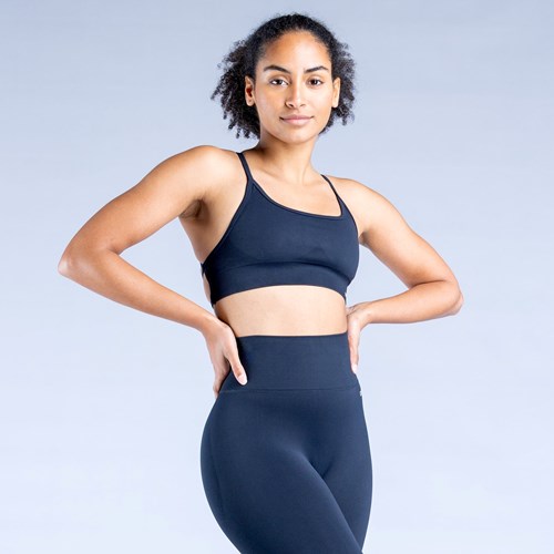 DFYNE Dynamic Backless Sports Bra Charcoal | 793081EKP