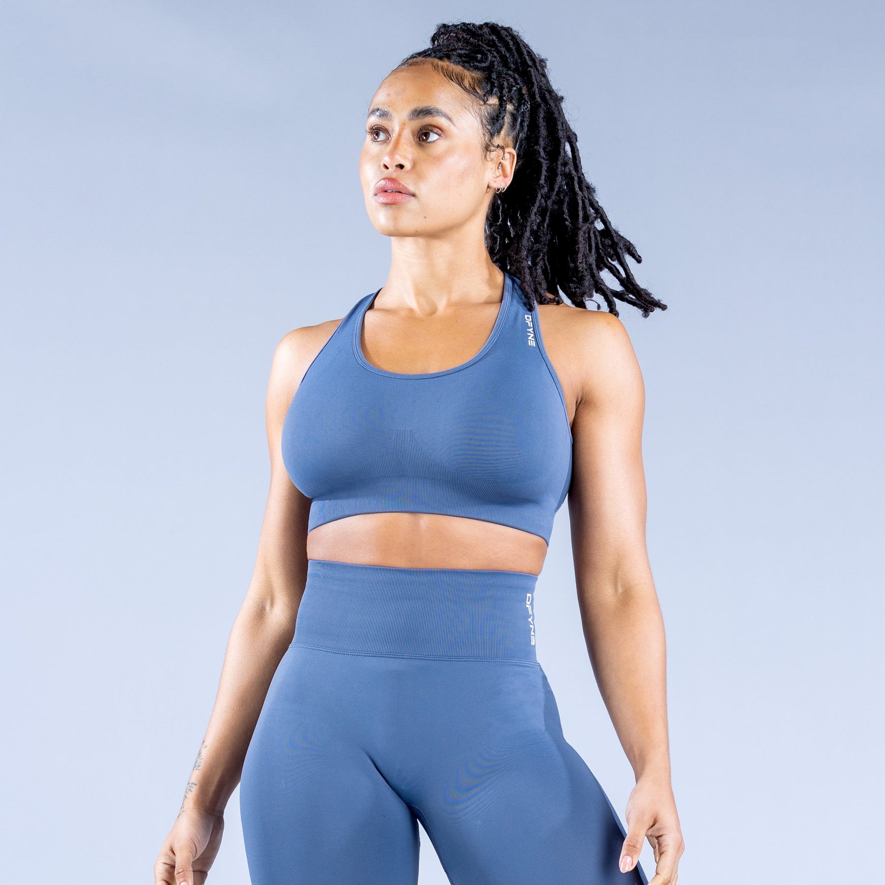 DFYNE Dynamic Sports Bra Mörkblå | 460912UOR