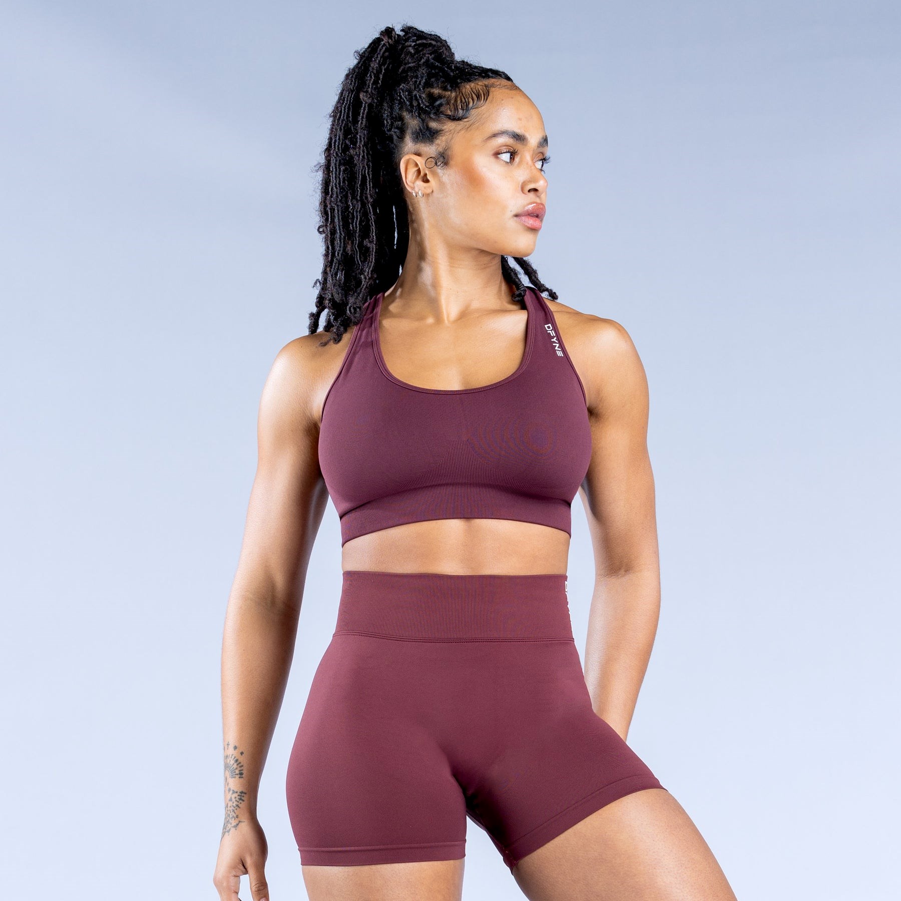 DFYNE Dynamic Sports Bra Vinröda | 297081LAO