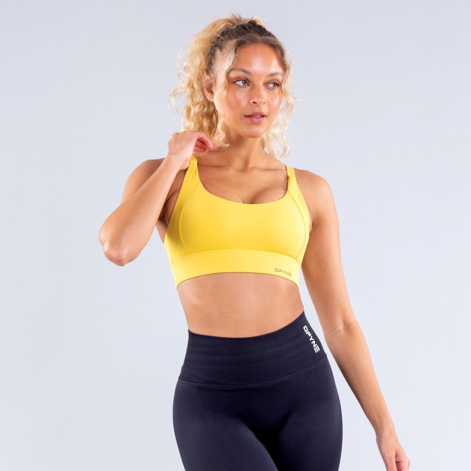 DFYNE Origin High-Support Sports Bra Gula | 038126XIO