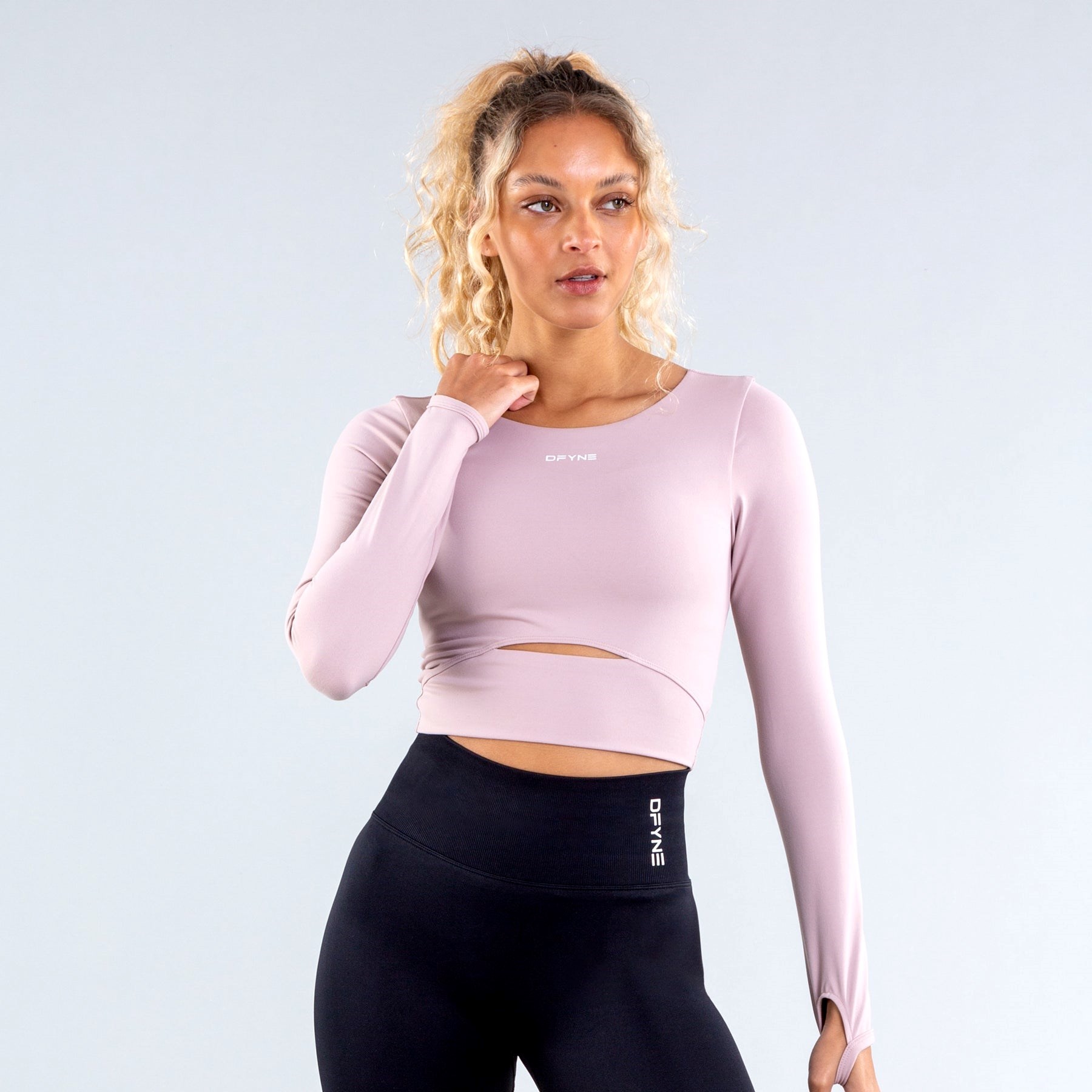 DFYNE Origin Long Sleeve Top Rosa | 412976RBJ